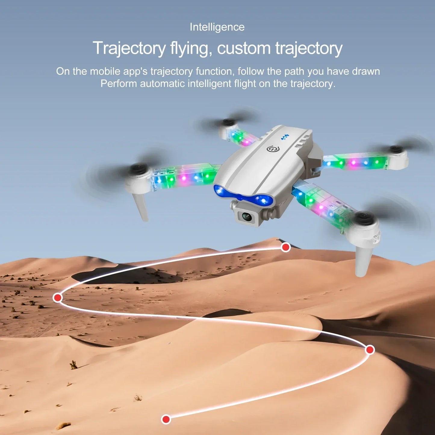 Foldable E99 K3 Pro 4K HD Drone – Dual Camera, WiFi Aerial Photography, RC Quadcopter