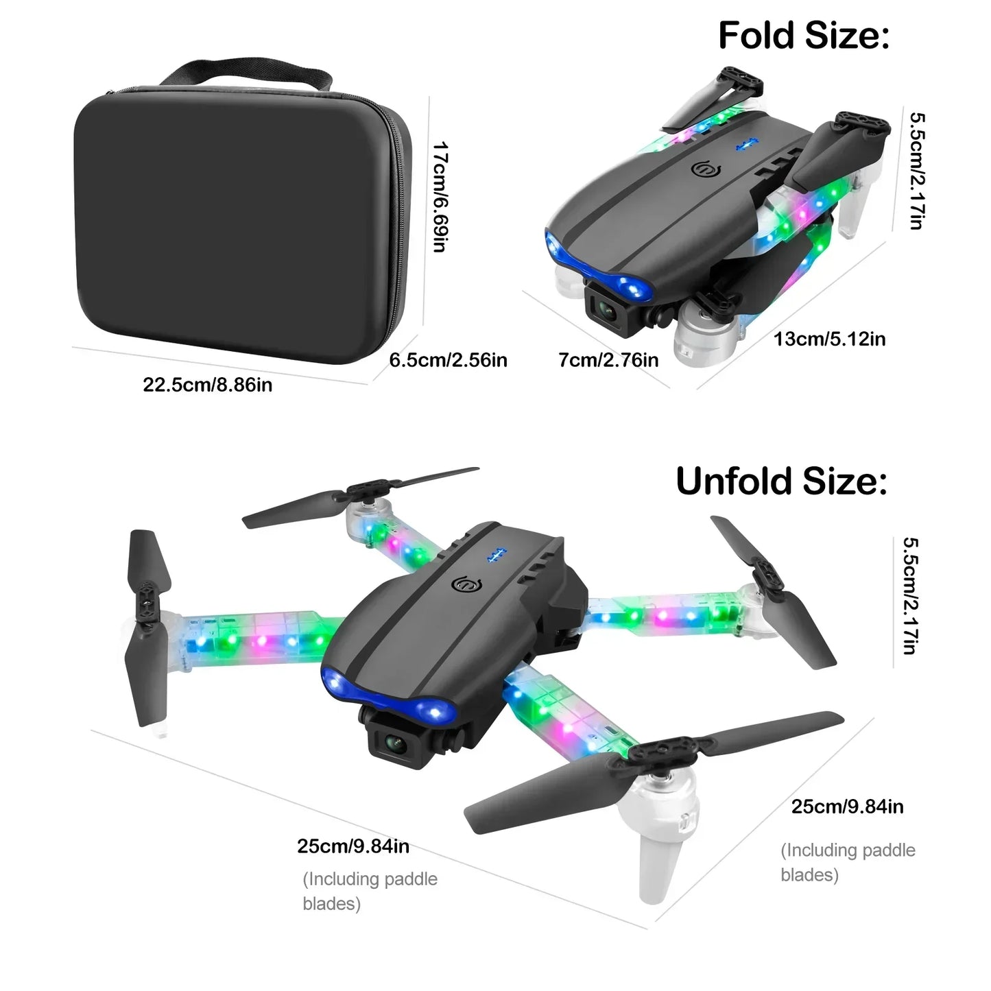 Foldable E99 K3 Pro 4K HD Drone – Dual Camera, WiFi Aerial Photography, RC Quadcopter