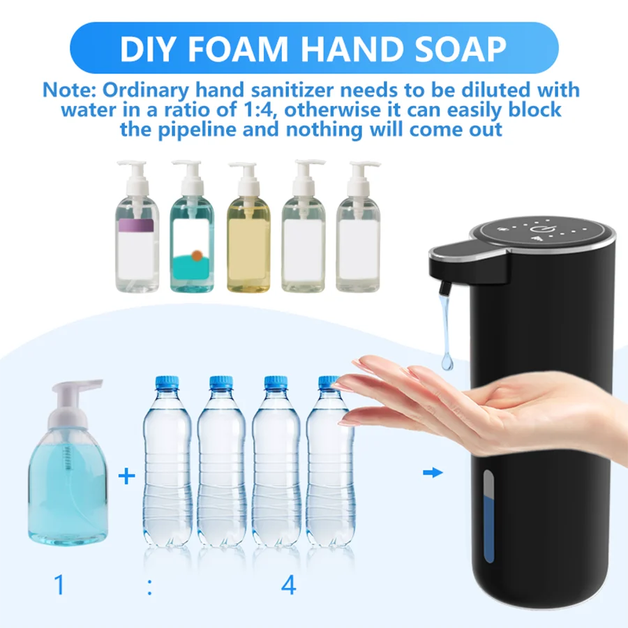 Automatic Touchless Soap Dispenser – Smart Sensor, Rechargeable & Waterproof