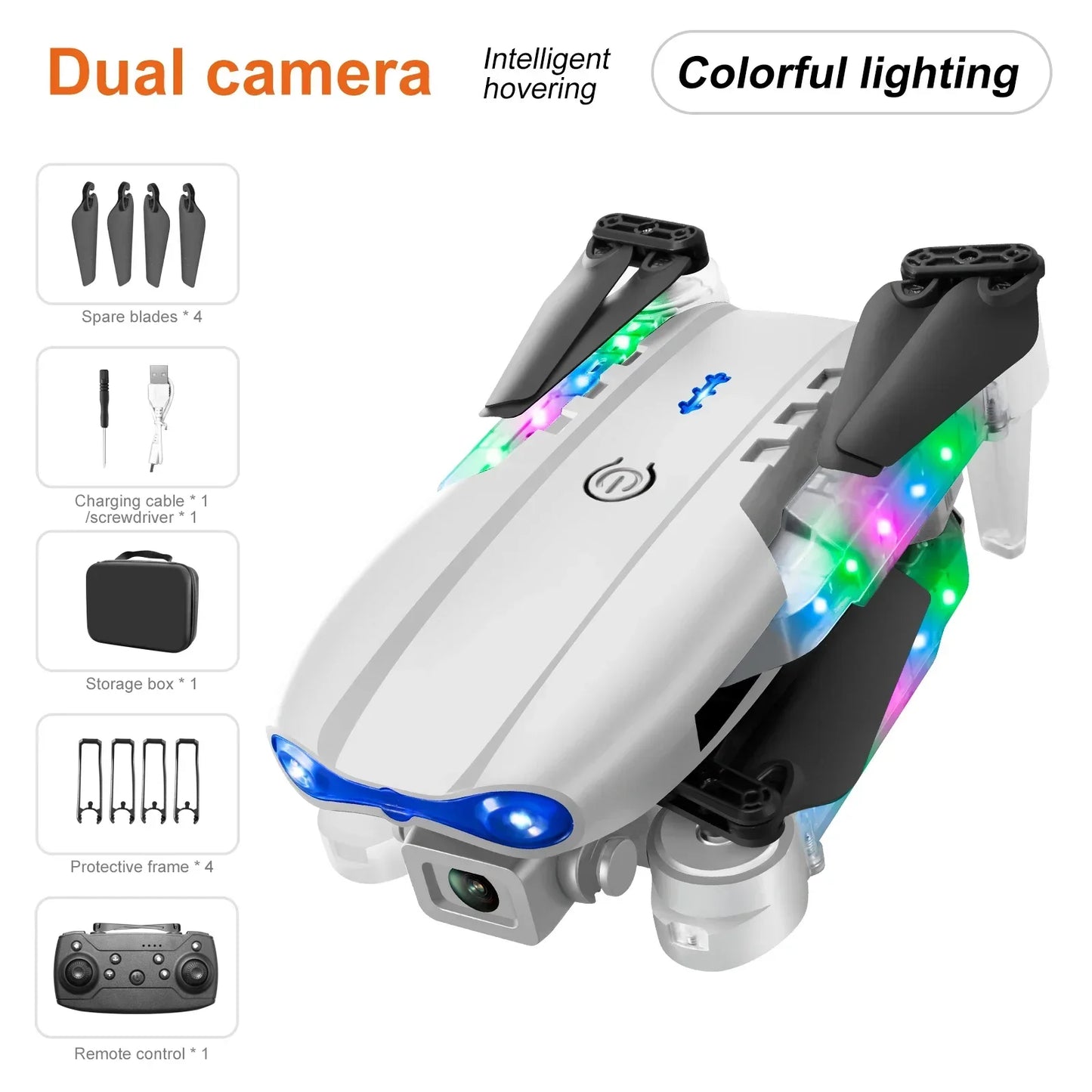 Foldable E99 K3 Pro 4K HD Drone – Dual Camera, WiFi Aerial Photography, RC Quadcopter