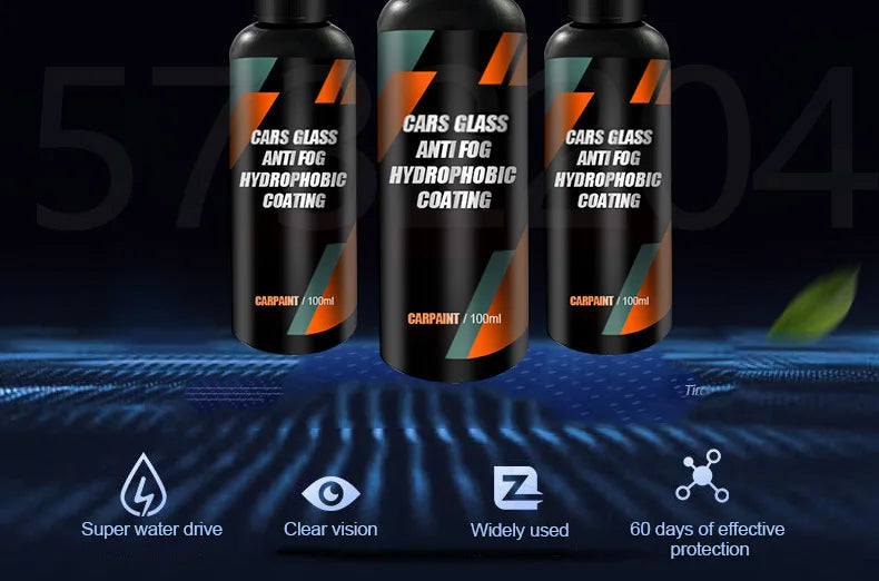 Hydrophobic Car Glass Rain Repellent Spray – Nano Waterproof Coating