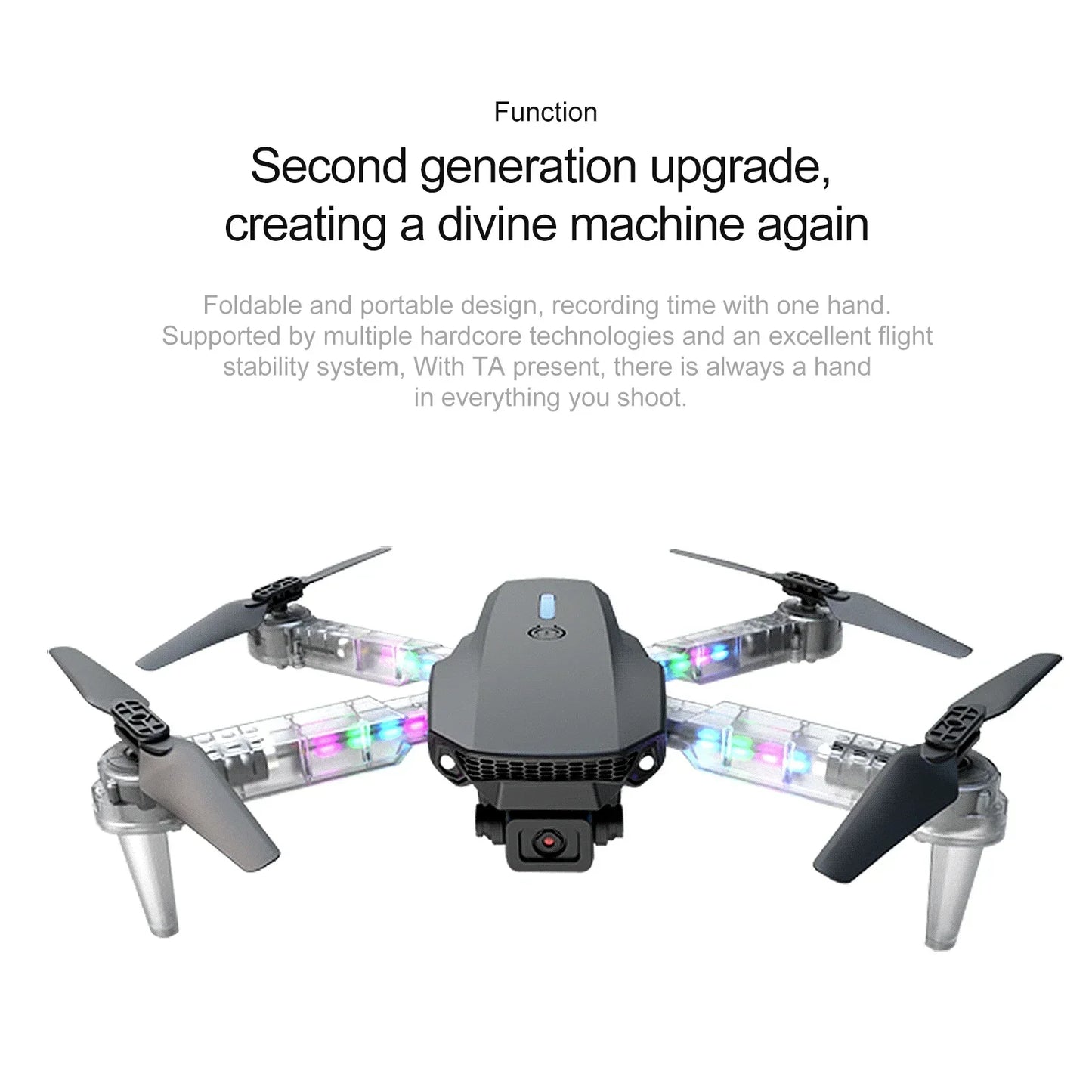 Foldable E99 K3 Pro 4K HD Drone – Dual Camera, WiFi Aerial Photography, RC Quadcopter