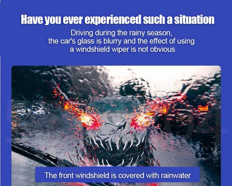 Hydrophobic Car Glass Rain Repellent Spray – Nano Waterproof Coating