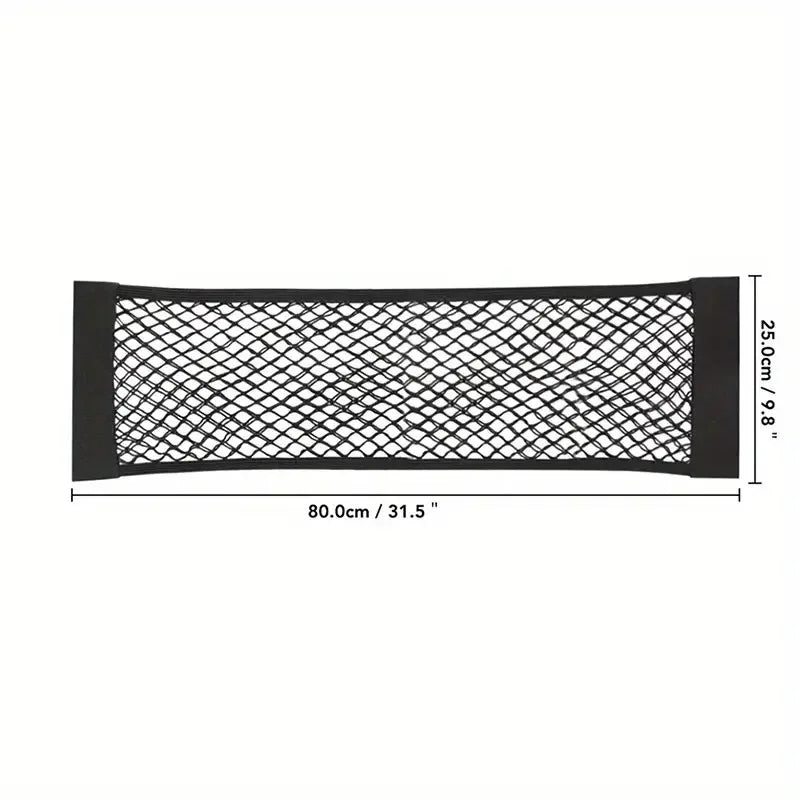 Universal Car Seat Back Storage Net – Rear Trunk Organizer Pocket