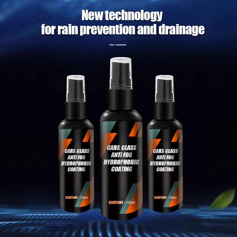 Hydrophobic Car Glass Rain Repellent Spray – Nano Waterproof Coating