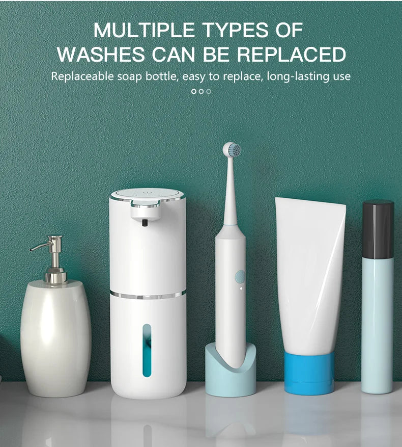 Automatic Touchless Soap Dispenser – Smart Sensor, Rechargeable & Waterproof