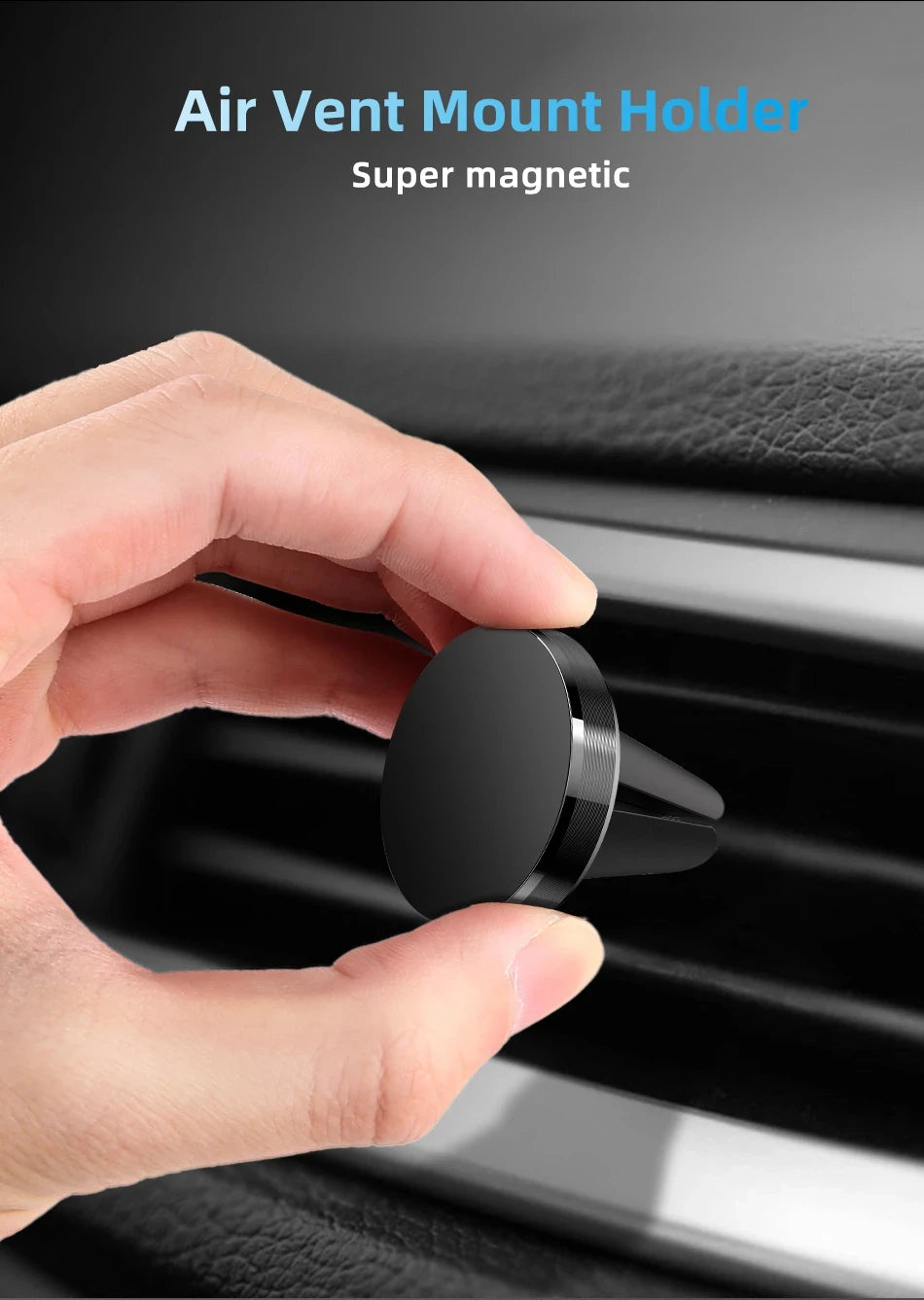 Magnetic Car Phone Holder – Universal Air Vent Mount for Smartphones