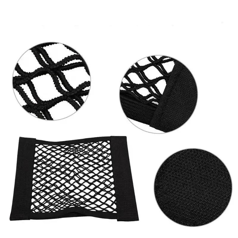 Universal Car Seat Back Storage Net – Rear Trunk Organizer Pocket