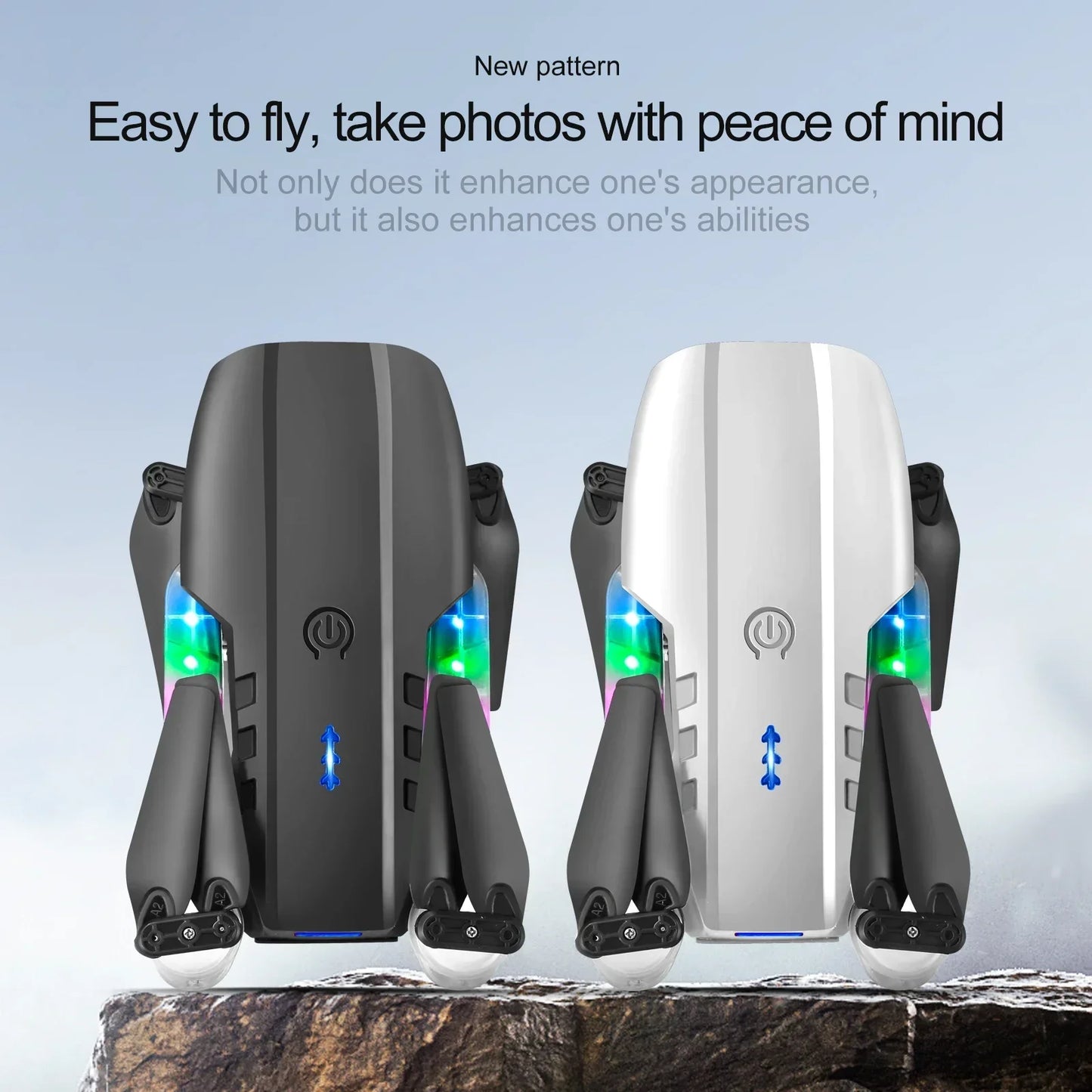 Foldable E99 K3 Pro 4K HD Drone – Dual Camera, WiFi Aerial Photography, RC Quadcopter