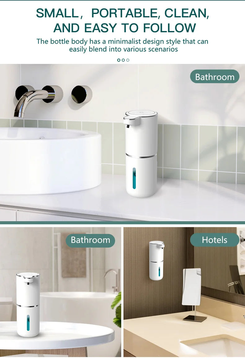 Automatic Touchless Soap Dispenser – Smart Sensor, Rechargeable & Waterproof