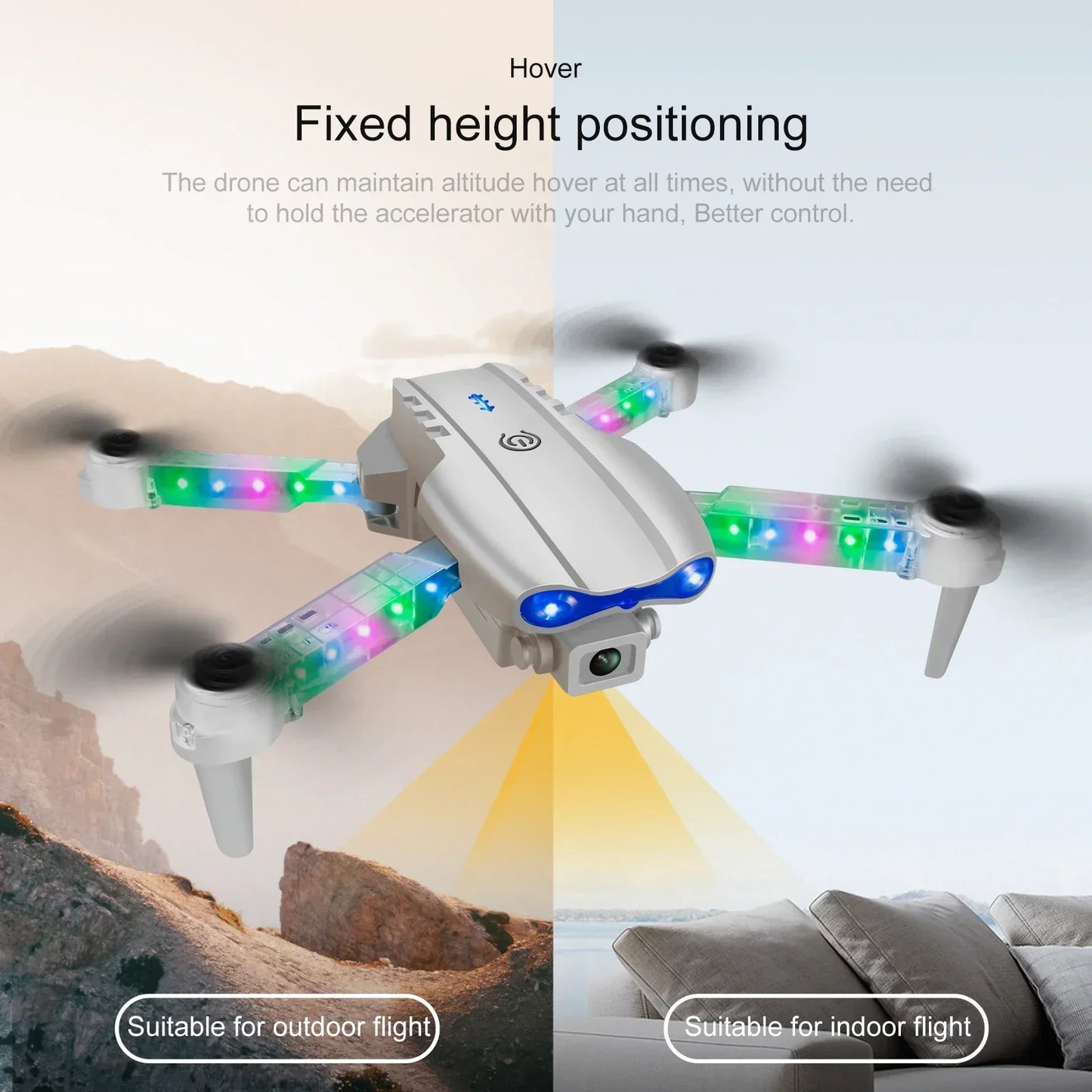 Foldable E99 K3 Pro 4K HD Drone – Dual Camera, WiFi Aerial Photography, RC Quadcopter