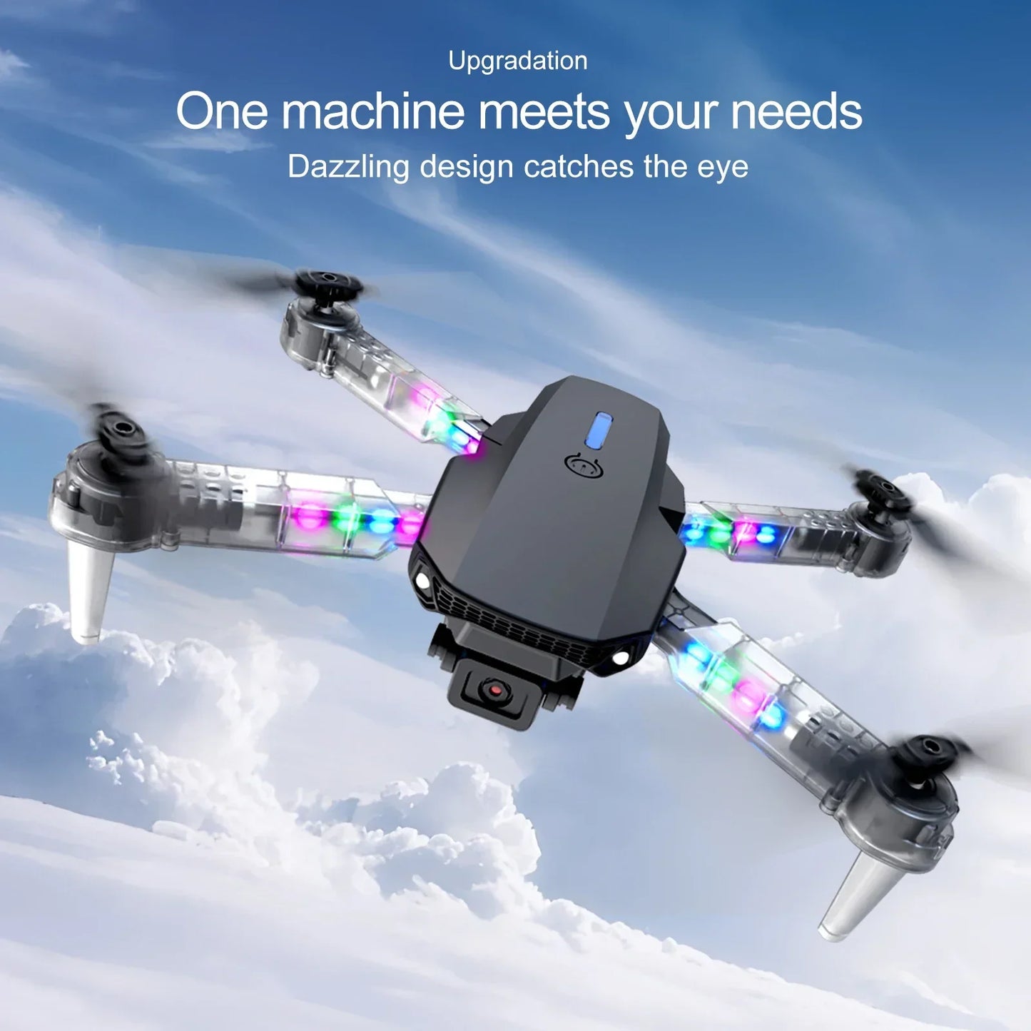 Foldable E99 K3 Pro 4K HD Drone – Dual Camera, WiFi Aerial Photography, RC Quadcopter