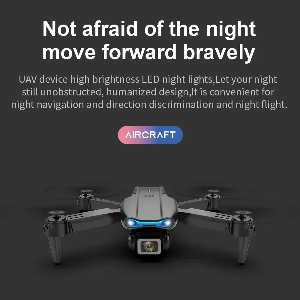 Foldable E99 K3 Pro 4K HD Drone – Dual Camera, WiFi Aerial Photography, RC Quadcopter