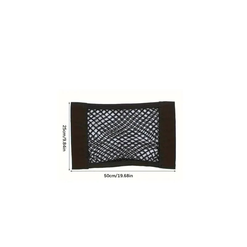 Universal Car Seat Back Storage Net – Rear Trunk Organizer Pocket